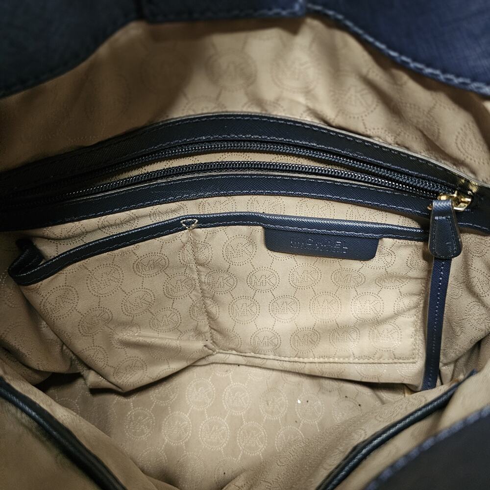 Michael Kors Nautical Hamilton Purse Luxury Preppy Beach Summer Hamptons Retro - Picture 9 of 13